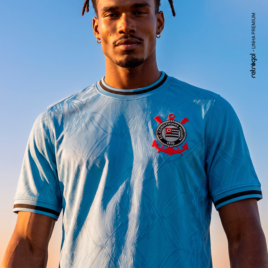 Camisa Corinthians III 2026/27 Torcedor Pro Tobias 1976 Patch 3D Masculina