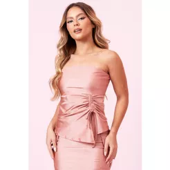 Blusa Feminina Sem Mangas Assimétrica Planet Girls Rosa