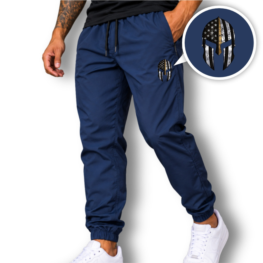 Calça Tactel Masculina Jogger GLADIADOR Esportiva Fitness Academia Treino Corrida Caminhada Casual Confortável Leve
