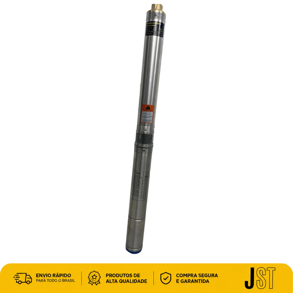 Bomba Submersa Poço Caneta 3 Pol 0,75CV 220V JST3/13 JST 81m 60L/min