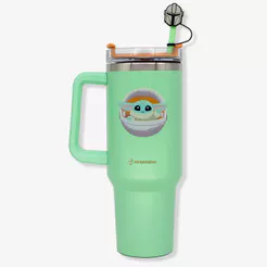 Copo Térmico Tumbler Grogu Baby Yoda - Star Wars