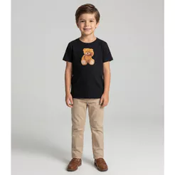 Camiseta Infantil Masculina Trick Nick Preto