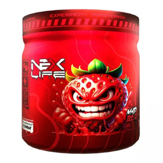 Pre Workout Pote 300g Sabor Morango Nex Life em Oferta na Shopee