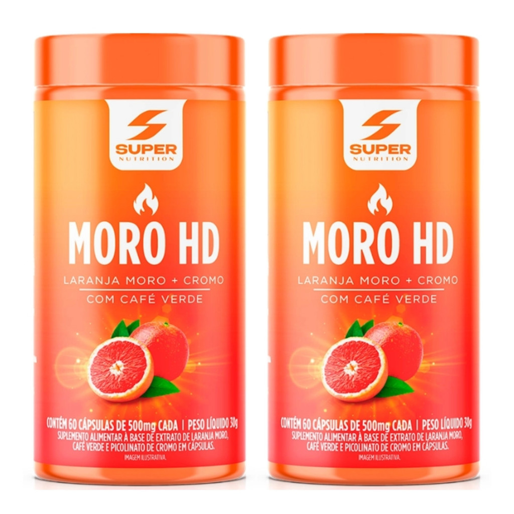 Kit 2 Desin Moro Hd - Pote 30g- 60 Capsulas Desincha em Oferta na Shopee