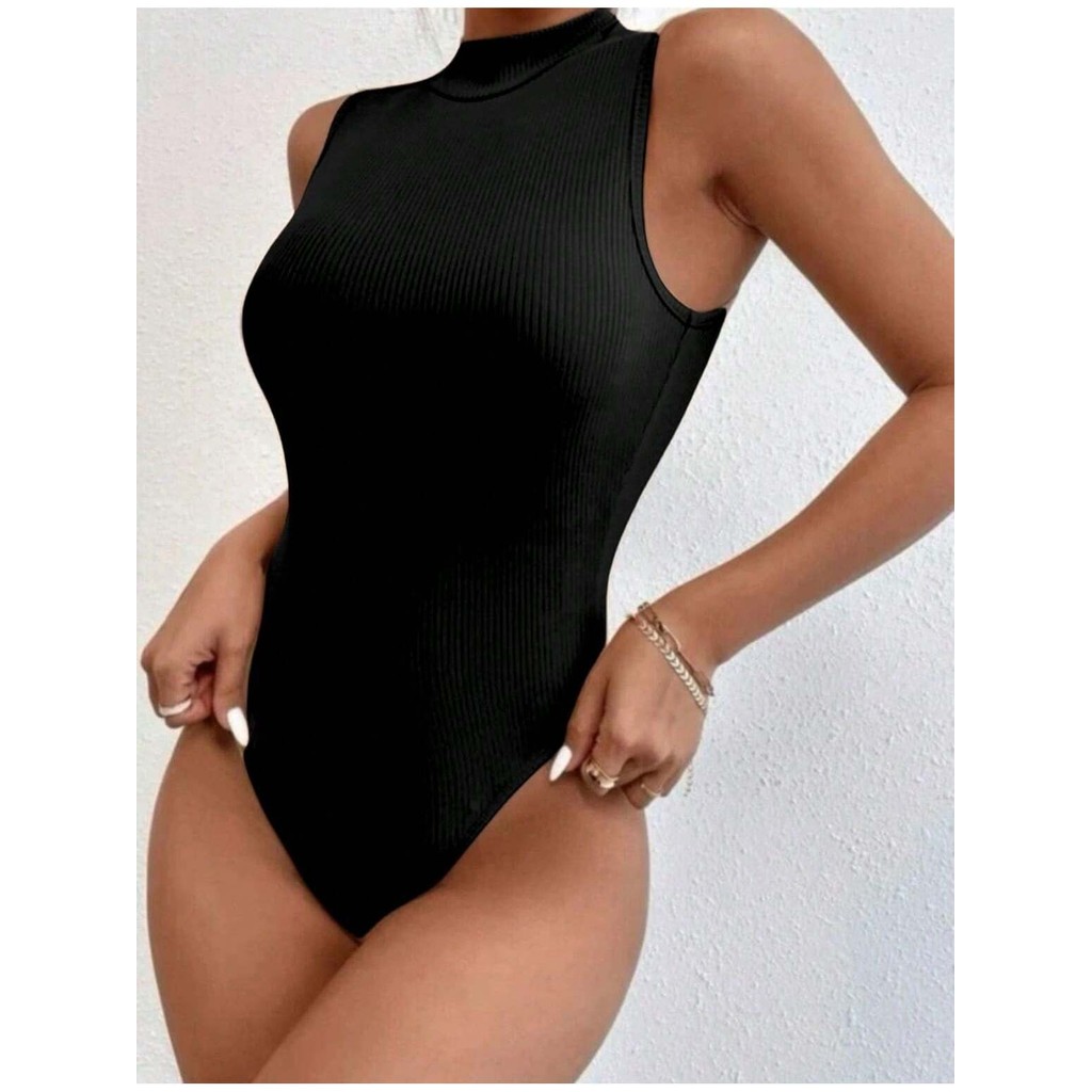Body Feminino Regata Tendencia Canelado Confortavel Moda Blogueira 2025