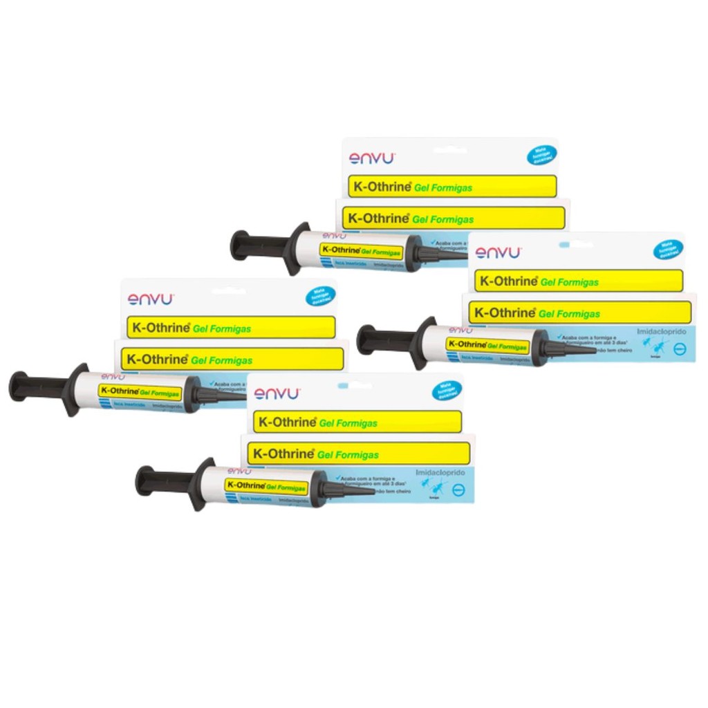 Kit 04 K-othrine Gel Para Formigas 10gr Inseticida - Envu
