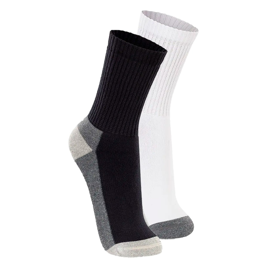 Kit com 2 Pares de Meias Esportiva Cano Longo Lupo 3250-002 Colorido em Oferta na Shopee