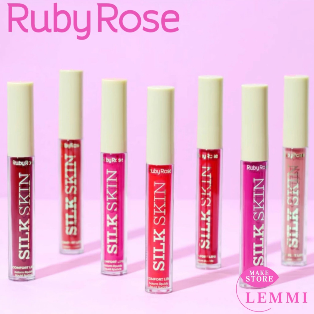 Batom Líquido Comfort Lips- Ruby Rose Linha Silk Skin Ruby Rose HB L6201