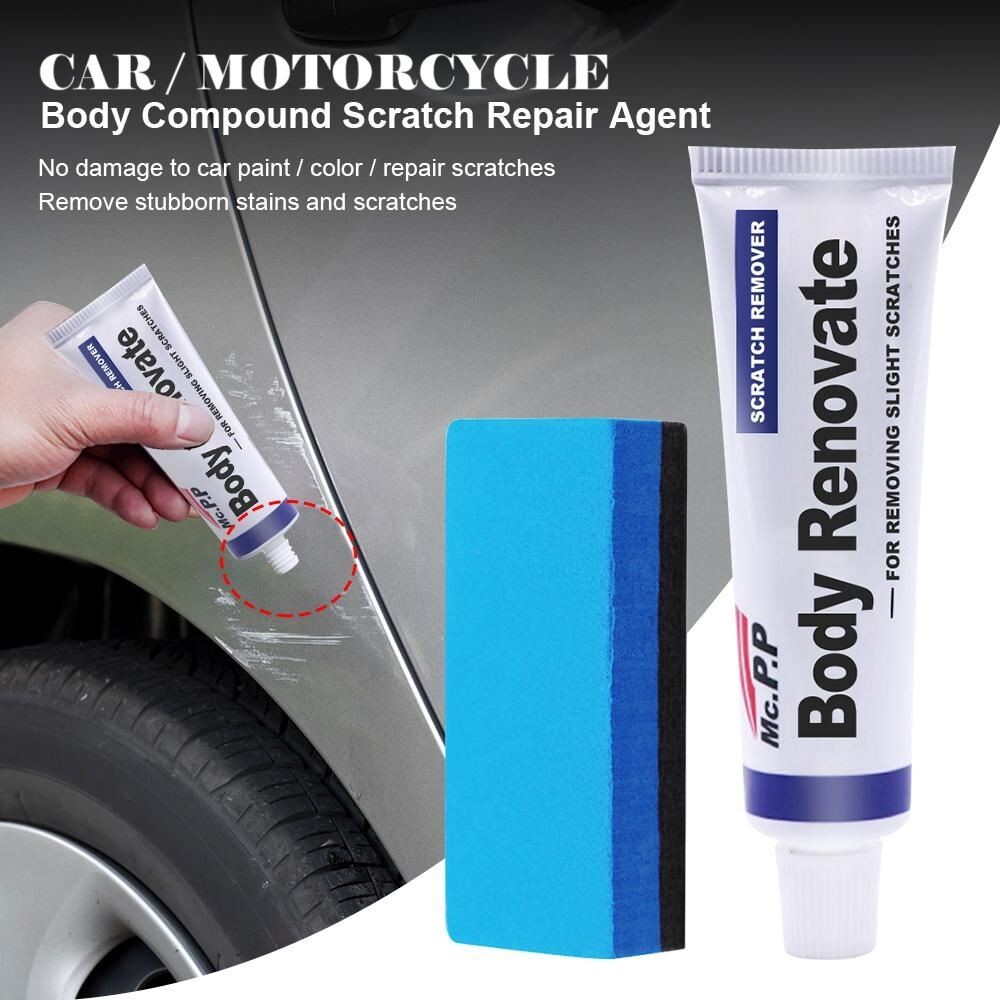 Removedor De Arranhões De Carro Cera De Reparo Com Esponja 15g Automáticos Kits De Polimento Composto De Moagem De Corpo