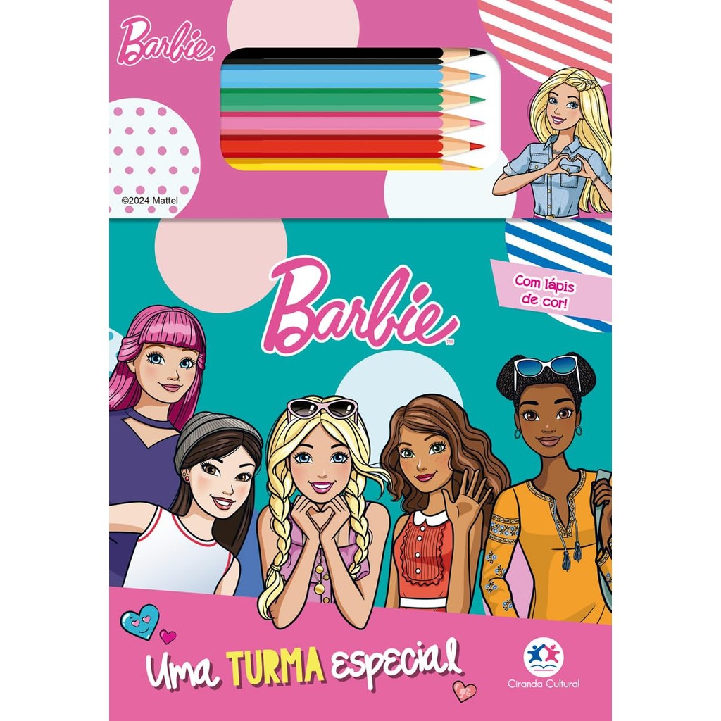 Barbie | Uma turma especial | Com Lápis de Cor em Oferta na Shopee