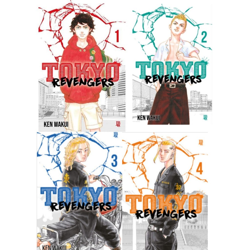 Kit Tokyo Revengers Vol. 1 ao 4 -LIVRARIA LEITURA RIO SUL-🕒💛📚