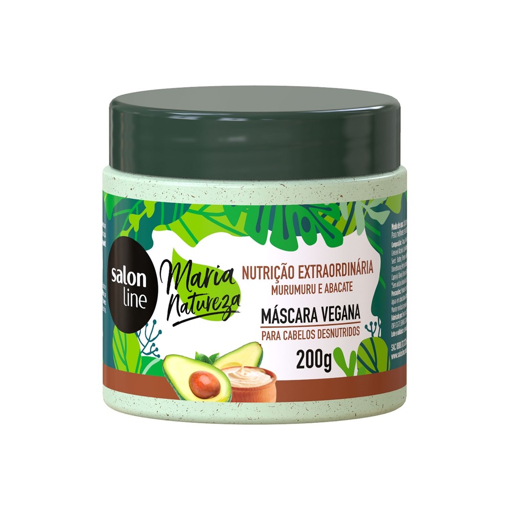 Máscara Maria Natureza Nutrição Extraordinária Salon Line 200g em Oferta na Shopee