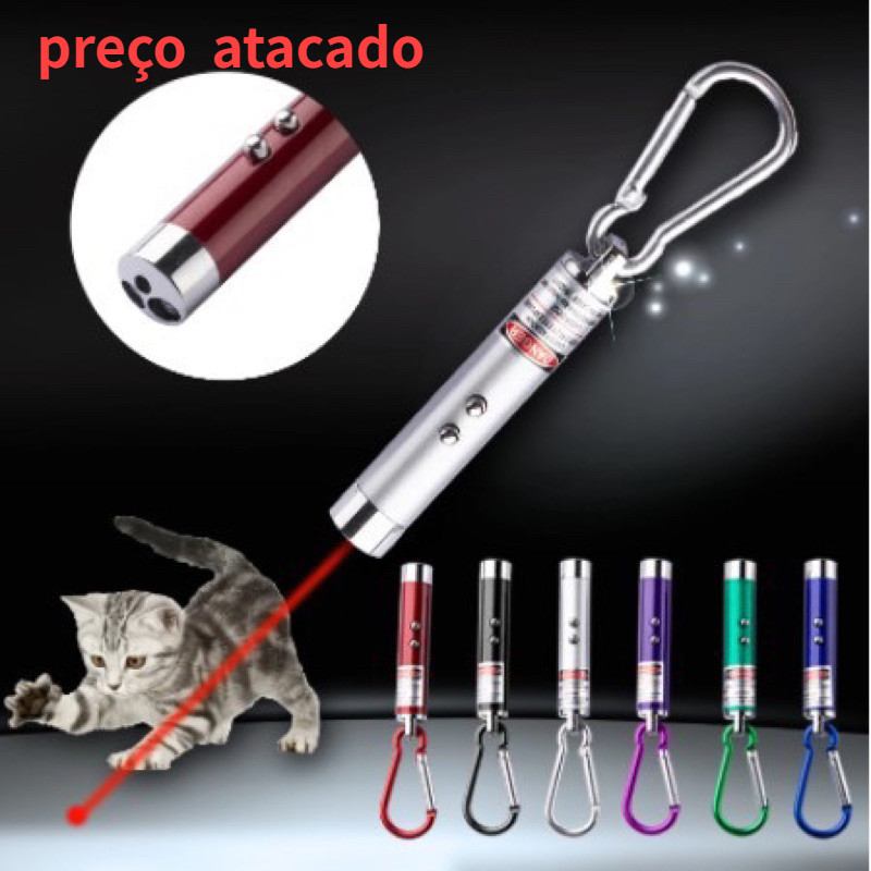 atacado 12peças Caneta Laser Pointer Varias Cores 3 Em 1- Pronta entrega