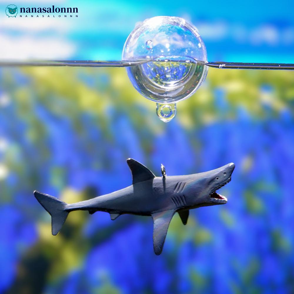 NANASALONNN Flutuante Tubarão Baleia Ornamento Simulação Animal Marinho Novidade Mundo Subaquático Aquascaping Decoraçõe