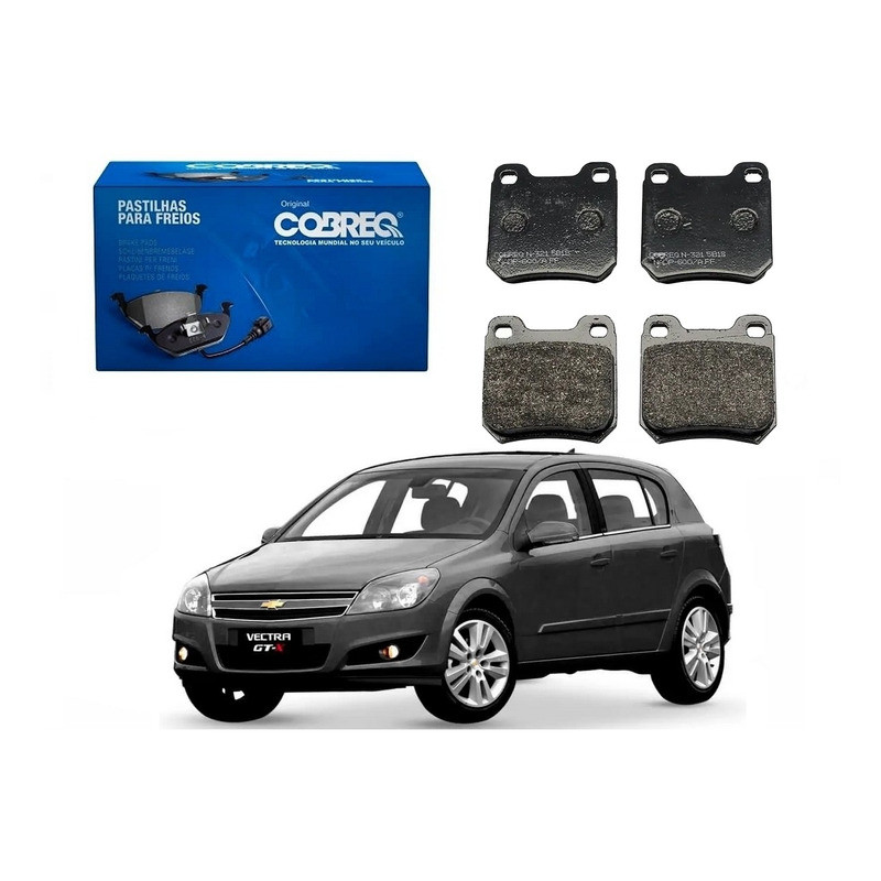 Pastilha Freio Traseira Vectra Gt Vectra Gtx 2.0 2009 A 2011 em Oferta na Shopee