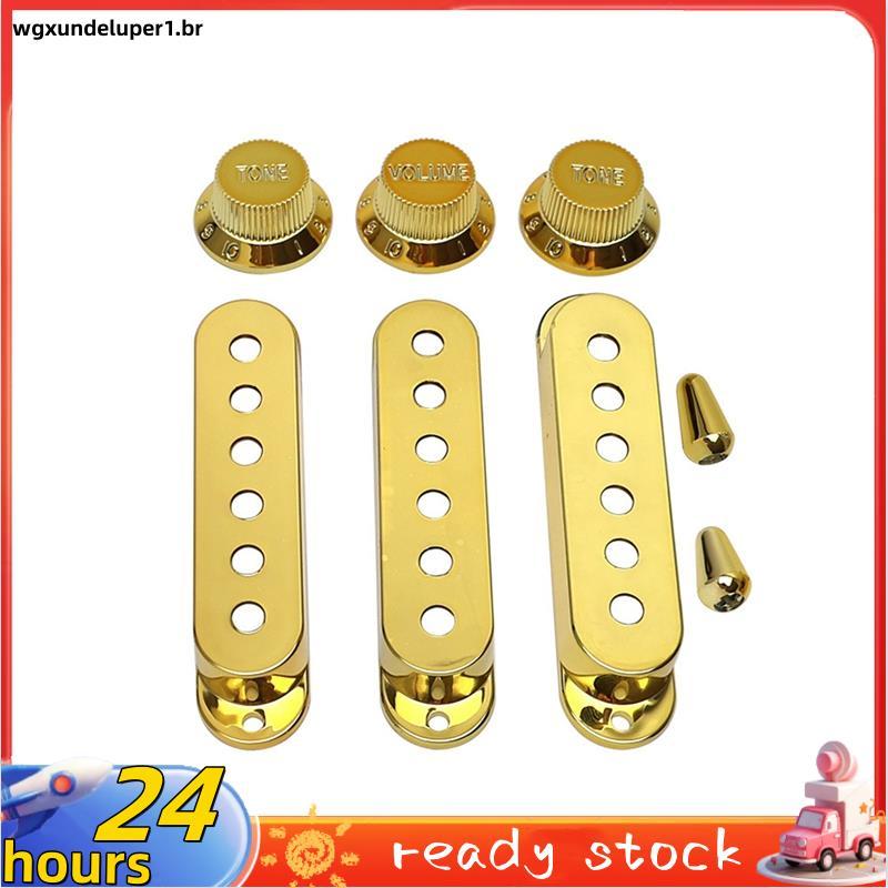 Concha De Captador Para/SQ Três-Único Guitarra Elétrica Ajuste De Tom De Volume Tampa Do Interruptor De Engrenagem Capa