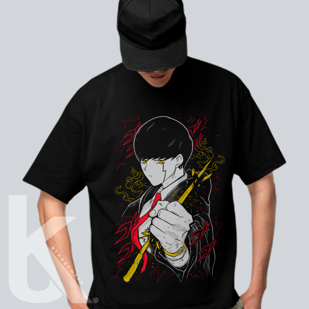 Camiseta Mashle Anime Oversized Camisa Streetwear Manga Malha Premium Versátil Confortável - Promoção Especial
