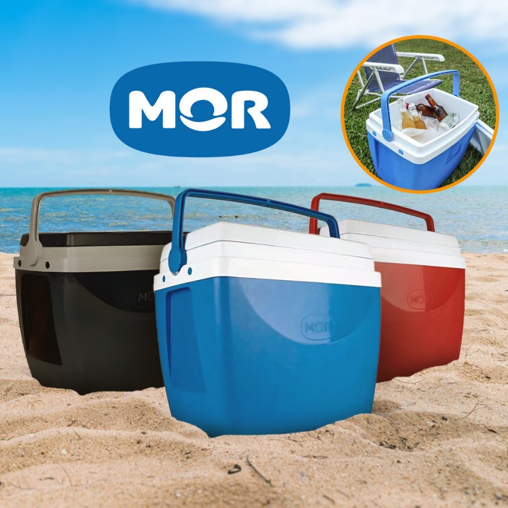 Caixa Térmica Cooler Mor Pesca Praia Camping Com Trava