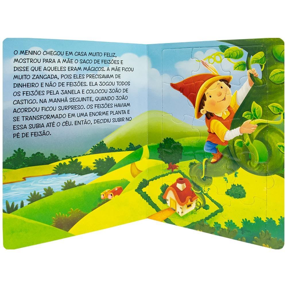 Livro Quebra-Cabeça | QC20X27 | Cássicos em Quebra-Cabeça: João e o Pé de Feijão · foto 2
