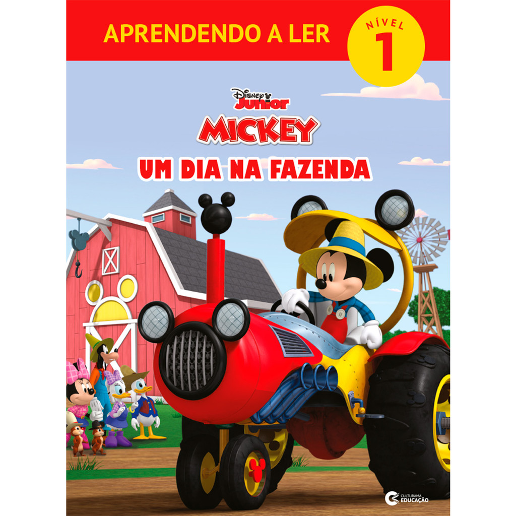 Aprendendo a Ler Nível 1 - Mickey - Um dia na Fazenda em Oferta na Shopee