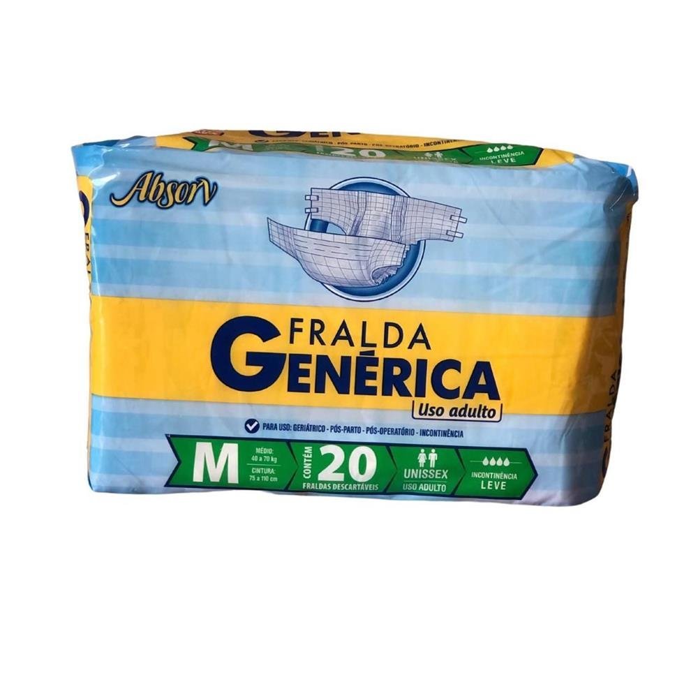 Fr Generica Absorv Economica M20 — R$ 43,99 em Shopee