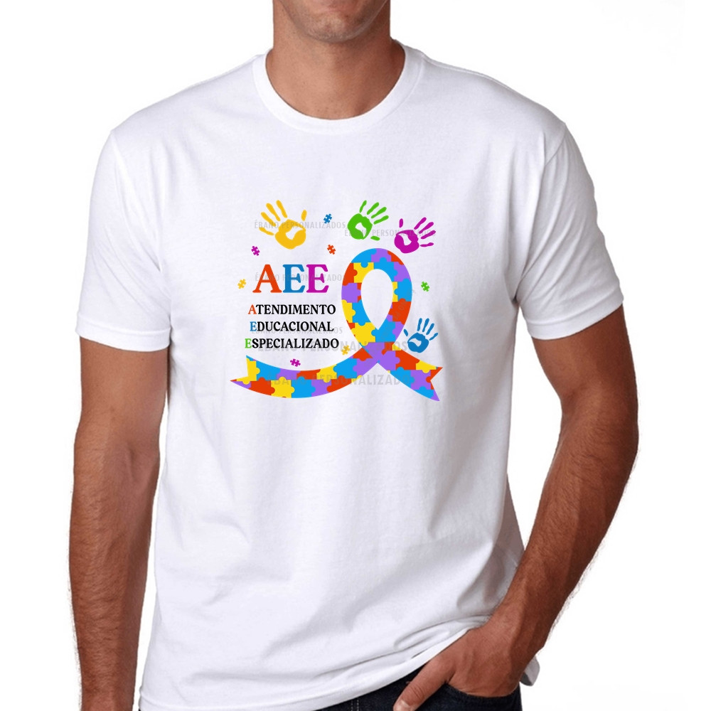 Linda T-shirt Camiseta AEE Atendimento Educacional Especializado Pedagogia Pedagoga Educação inclusiva tea tdah Postagem