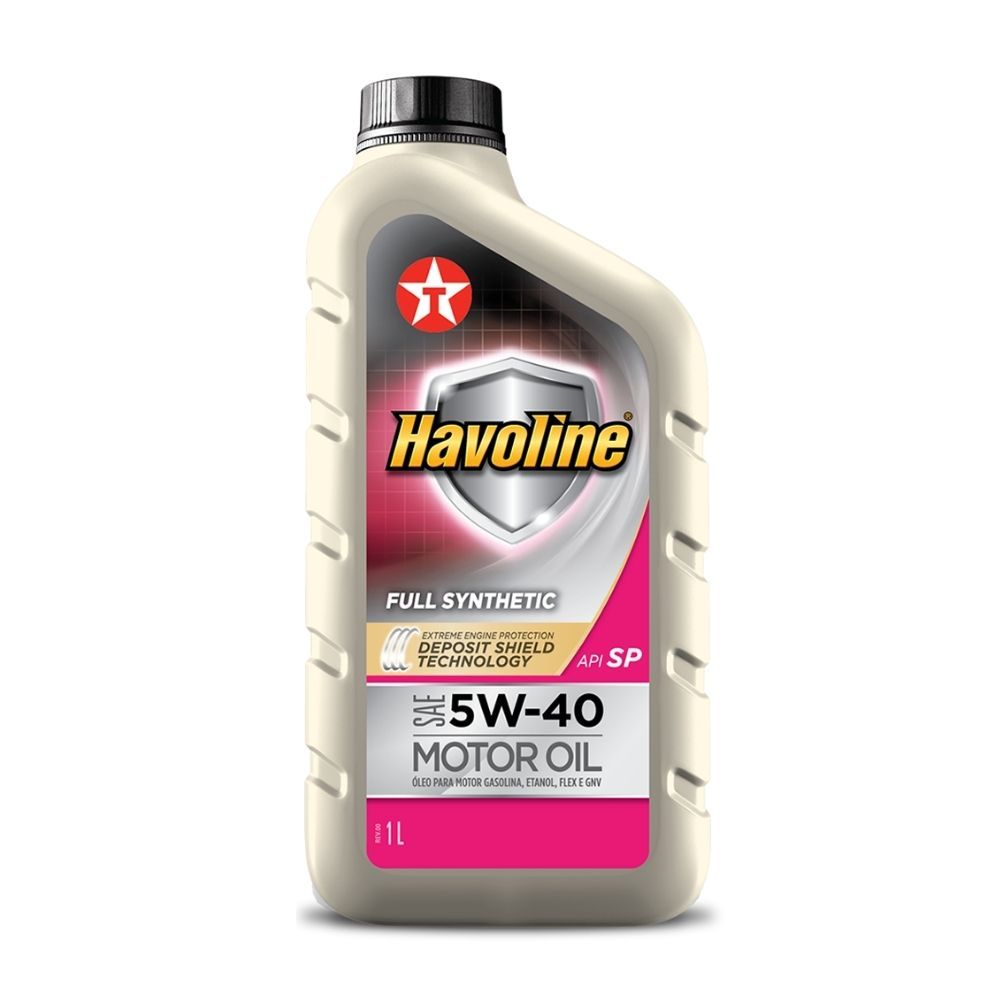 Óleo de Motor Texaco Havoline Full Synthetic 5W-40 - 1 Litro