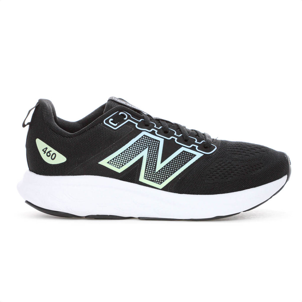Tênis New Balance 460 V4 Preto Azul e Verde - Feminino