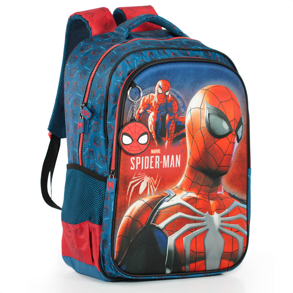 Mochila Escolar Xeryus 17 Spider Man 14962 Azul - Infantil · foto 2