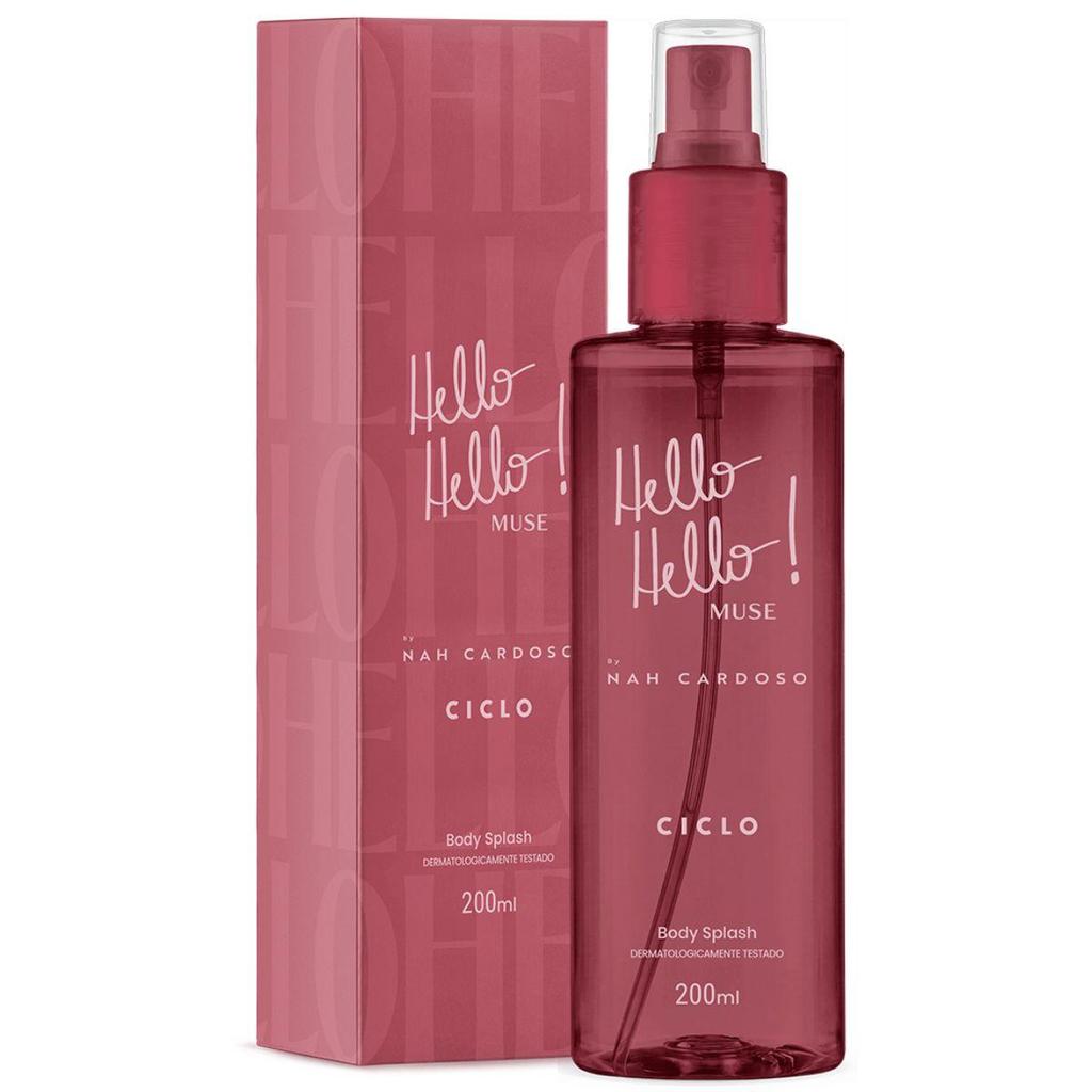 Body Splash Hello Hello Muse 200ml Desodorante Corporal Nah Cardoso Ciclo