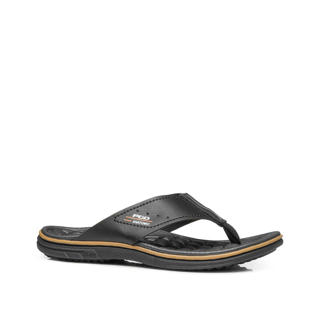 Chinelo Pegada Infantil em Microfibra Preto 373331-02