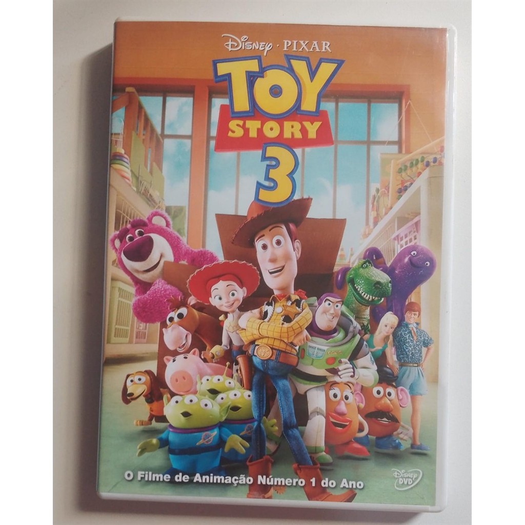 DVD Toy Story 3 - Disney Pixar direção Disney Pixar