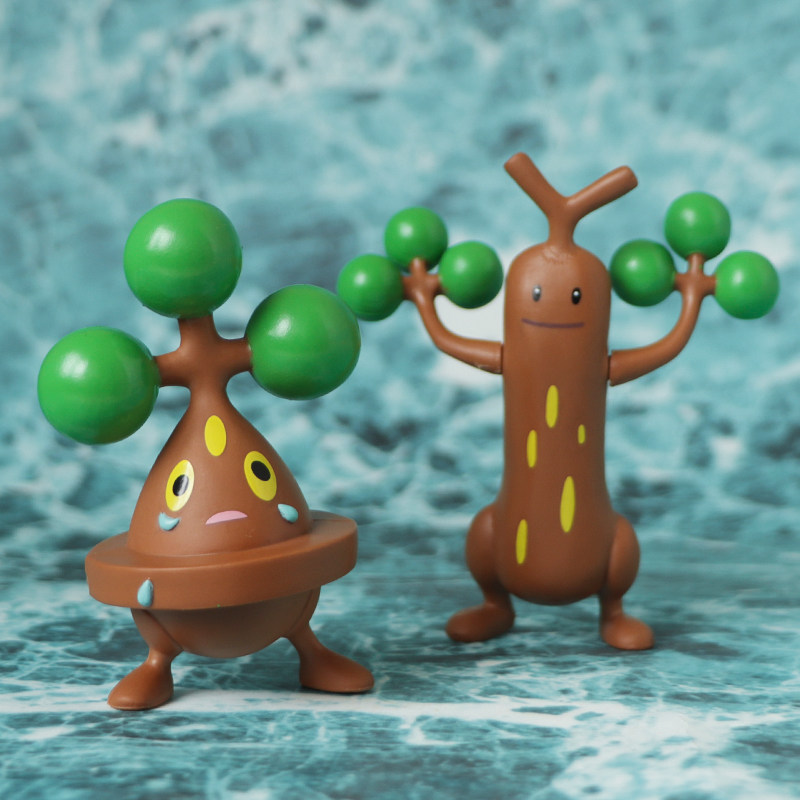 Produtos mais vendidos Love Chorando Tree Bullshit Tree Evolution Combinação Figura móvel Pokémon Ornamentos de PVC Séri