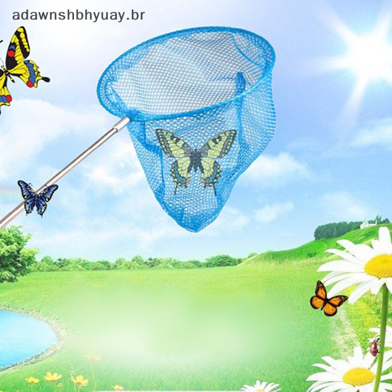 Adawnshubiuay Extensível Crianças Telescópica Borboleta Net Brinquedo Captura Insetos Inseto Peixe Presente BR