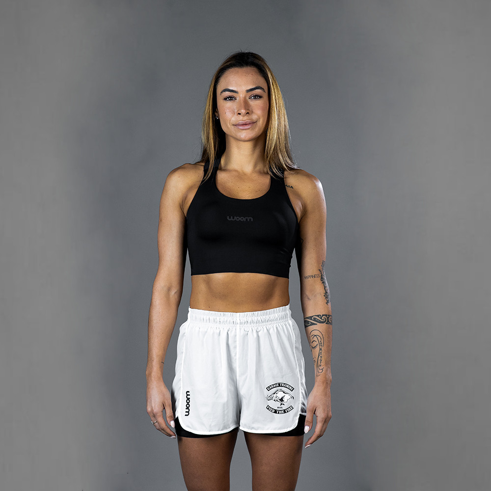 Imagem Shorts Running 2 em 1 Garage Training Branco Feminino I