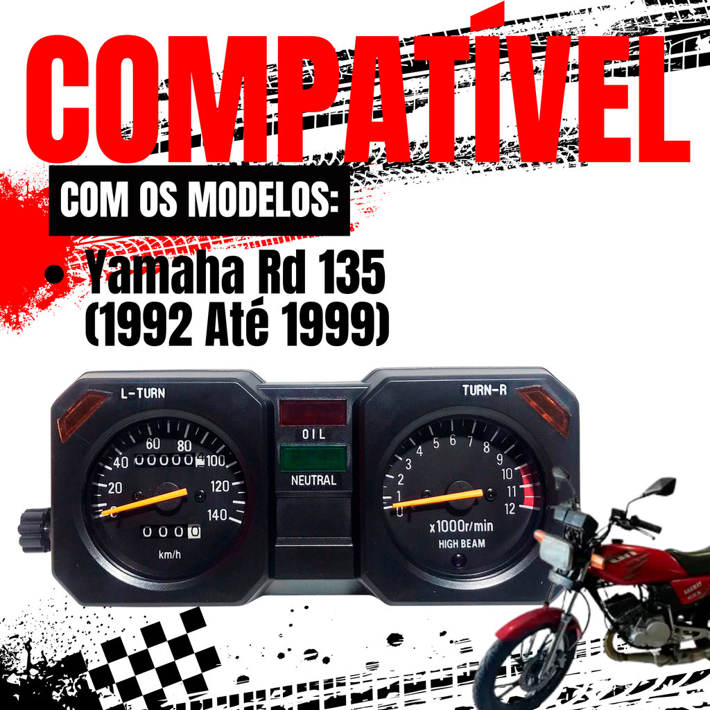 Painel Instrumentos Rd 135 1992 A 1999 — imagem 2 de 2