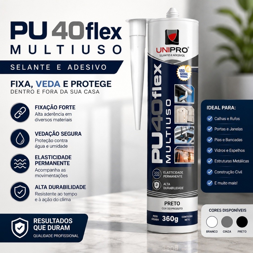 PU Fixador Multiuso Profissional 360g Cola Forte Alta Resistência Construção Piso Madeira Metal