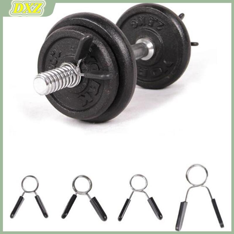 [DXZ] Braçadeira De Barra Clipes De Colarinho De Mola Para Academia Peso Haltere Lo Kit Barbell BR
