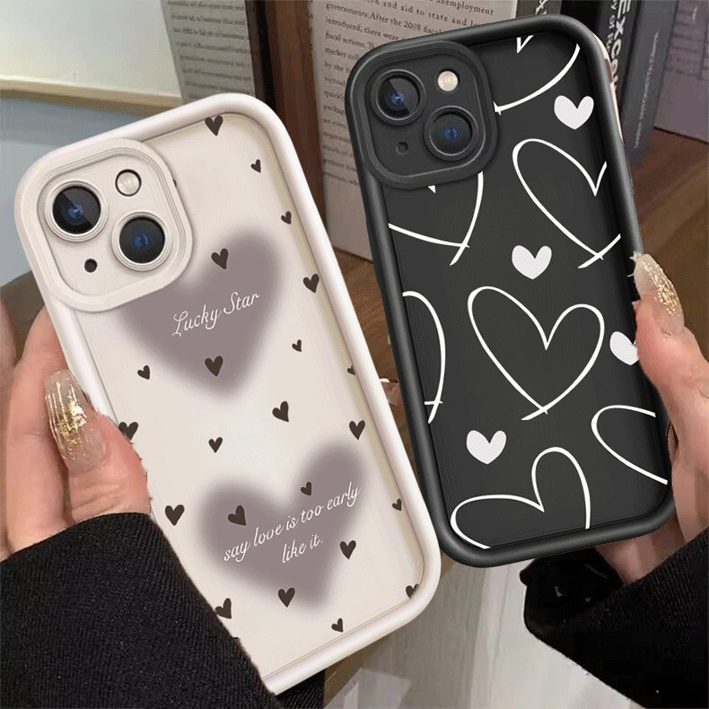 Amor Coração Caso Para Samsung A57 A56 A55 A17 A07 A16 A15 A27 A54 A06 A35 A23 A14 A53 A13 A12 A25 A36 A73 A34 5G Silico