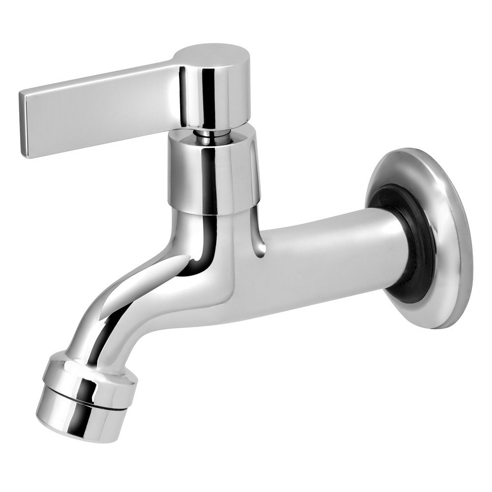 Torneira para Tanque Jardim Robusta Alavanca Metal Luxo Cr Area Servico 1/4 Volta