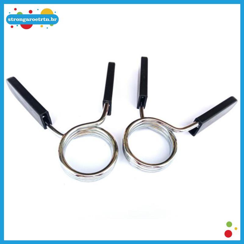 strongaroetrtn Braçadeira De Barra Clipes De Colarinho De Mola Ginásio Peso Haltere Lo Kit Barbell br