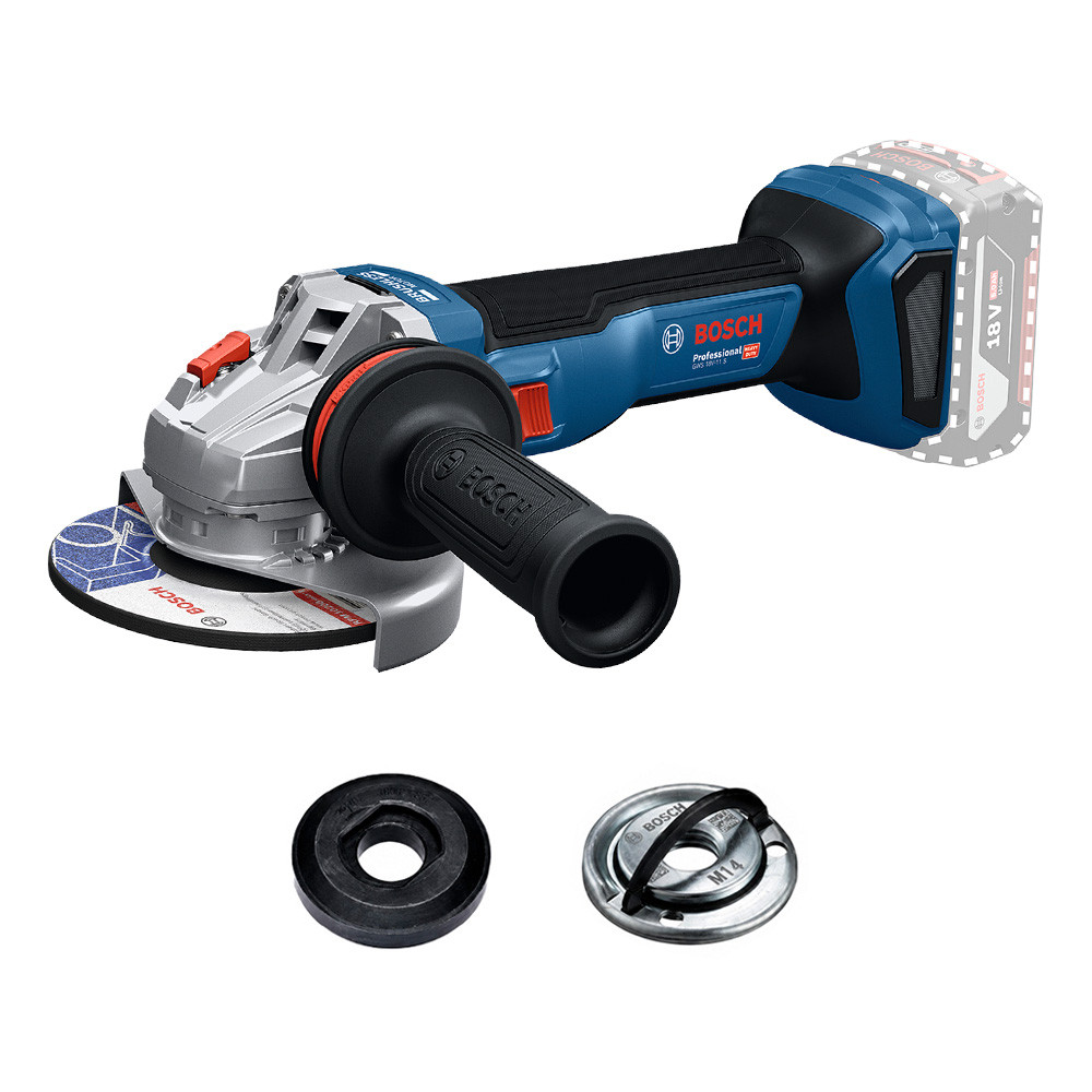 Esmerilhadeira Angular 5" (125mm) a Bateria 18V com Controle de Velocidade Bosch GWS 18V-11S