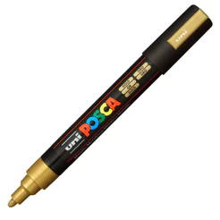 Caneta Posca PC-5M Ouro uni-ball