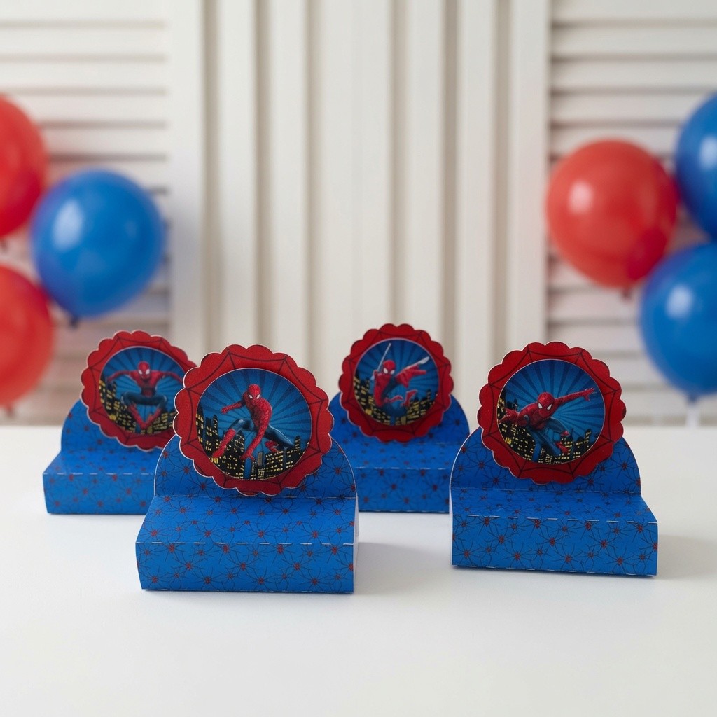 Porta Bis Homem Aranha / Personalizada no Tema /Lembrancinha de Festa /Aniversário / Festa Infantil