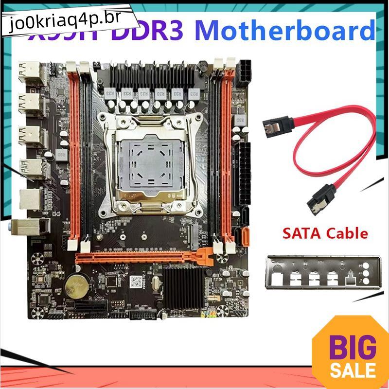 Kit De Placa-Mãe X99 Com Suporte De Memória DDR3 LGA2011-V3 4X DDR3 Slots M . 2 NVME E5-26XX V3 E5-2678 2696 2629 V3 CPU