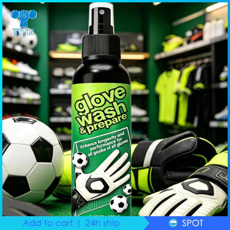 [Yitis] Spray Removedor De Luva De Futebol Limpo 100ml Limpador Eficiente De Equipamentos Esportivos Para Manutenção De 