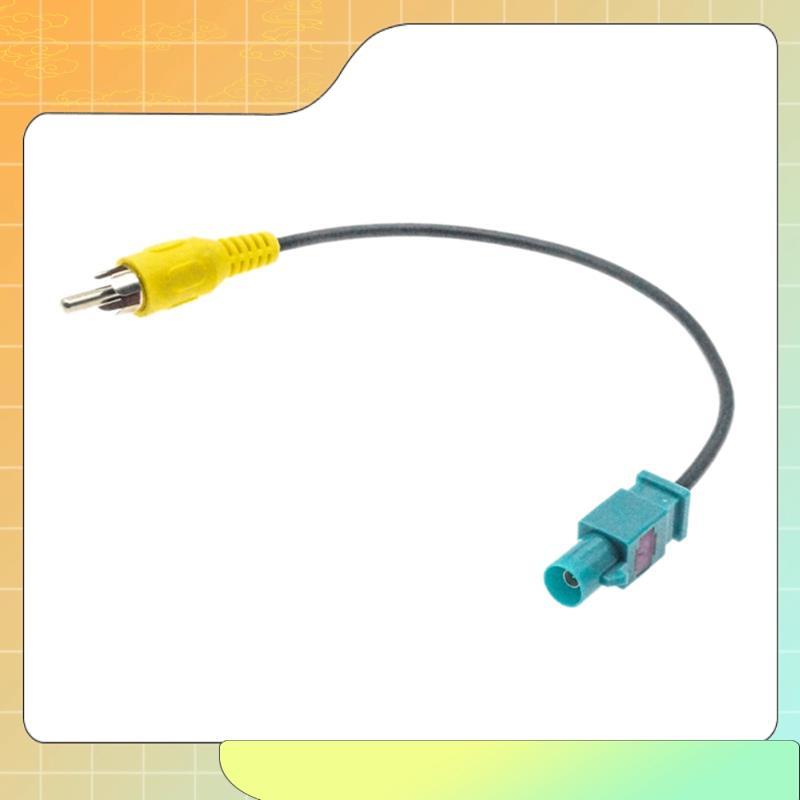 Para-Cabo Adaptador De Câmera De Visão Traseira Fakra Conector Linha De Ré Fio De Conversão Do Carro