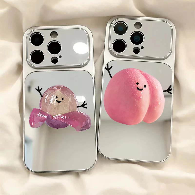 Bonito Colorido Floral Espelho Caso De Telefone Para Samsung Galaxy A07 A17 A27 A37 A57 A06 A16 A26 A36 A56 5G 4G Acríli