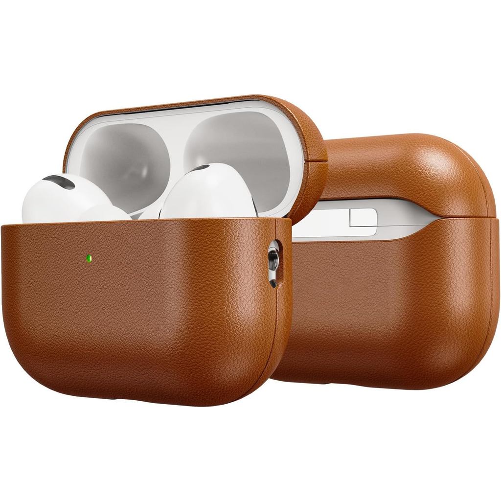 Capa OATSBASF com Design em Couro para AirPods Pro 3, Compatível com AirPods Pro
