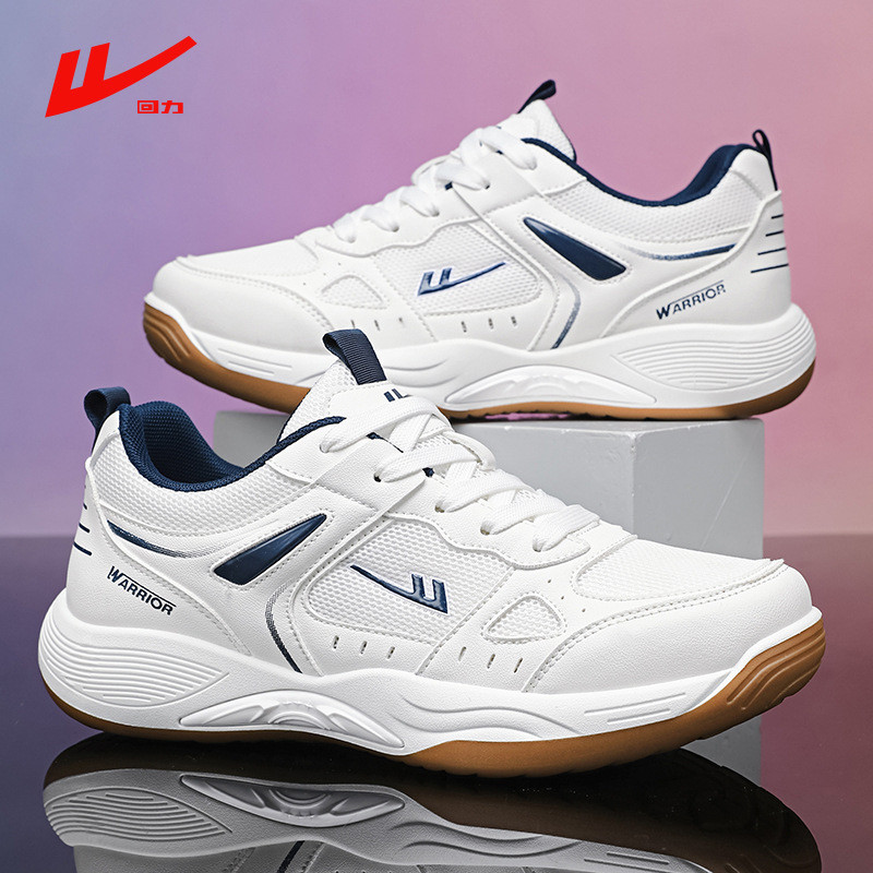 Puxar para trás sapatos de Badminton masculino respirável absorção de choque resistente ao desgaste tênis de malha juven